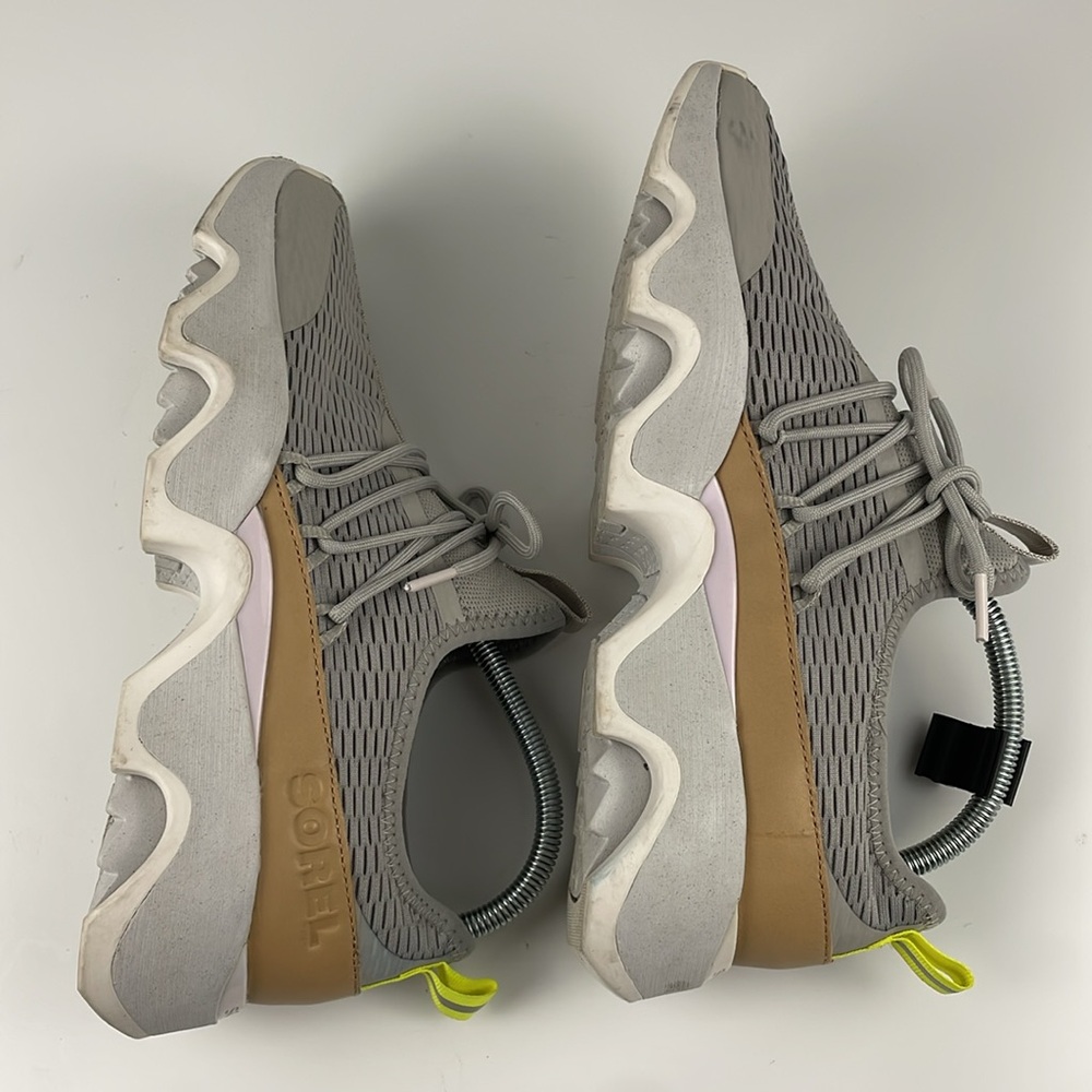 Sorel | Kinetic Impact II Wonder Lace Sneaker - Dove, Sea Salt - Size 10.5 - Picture 8 of 10